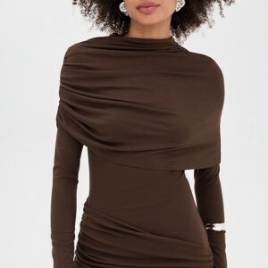 Line & Dot Lior Draped Dress