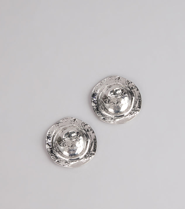 Windsor Liquid Glow Molten Wave Statement Earrings