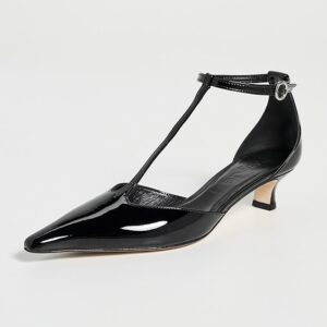 AEYDE Liz Patent Calf Leather Black Heels