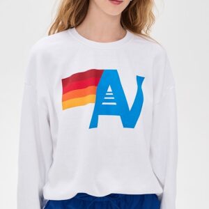 Logo Relaxed Crew Sweatshirt