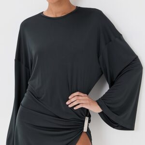 The Attico Long Sleeve Mini Dress