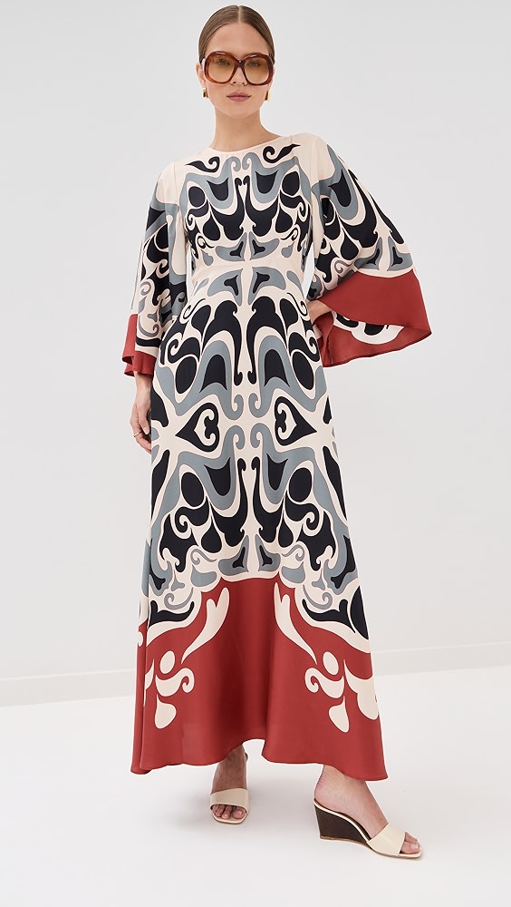 La DoubleJ Long Sorella Silk Dress