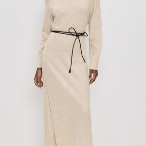 Loren Long Belted Dress