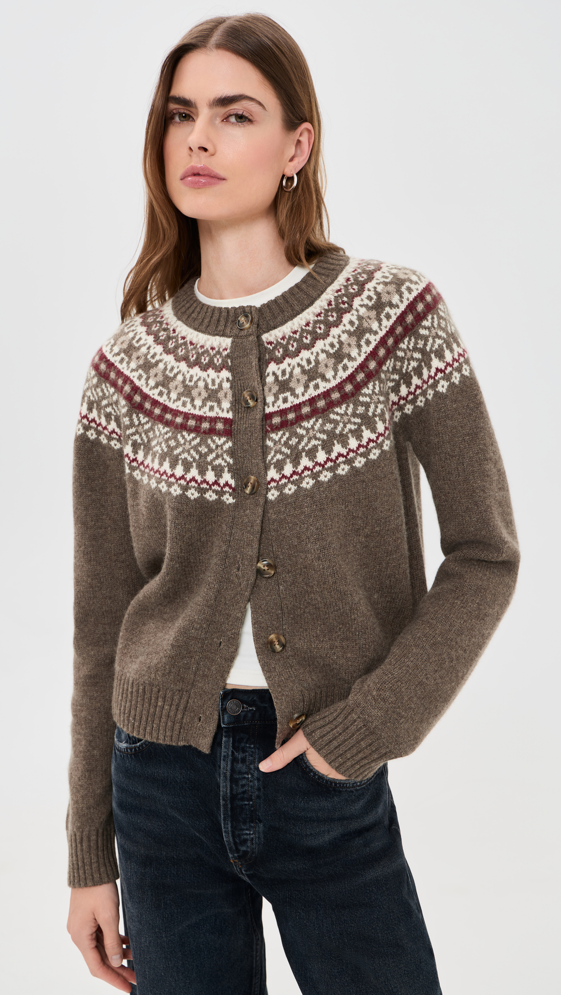 Marea Louise Fair Isle Cardigan