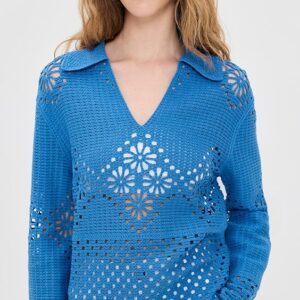 RAILS Louiza Crochet Sweater