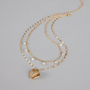 Love Notes Pearl Charm Necklace