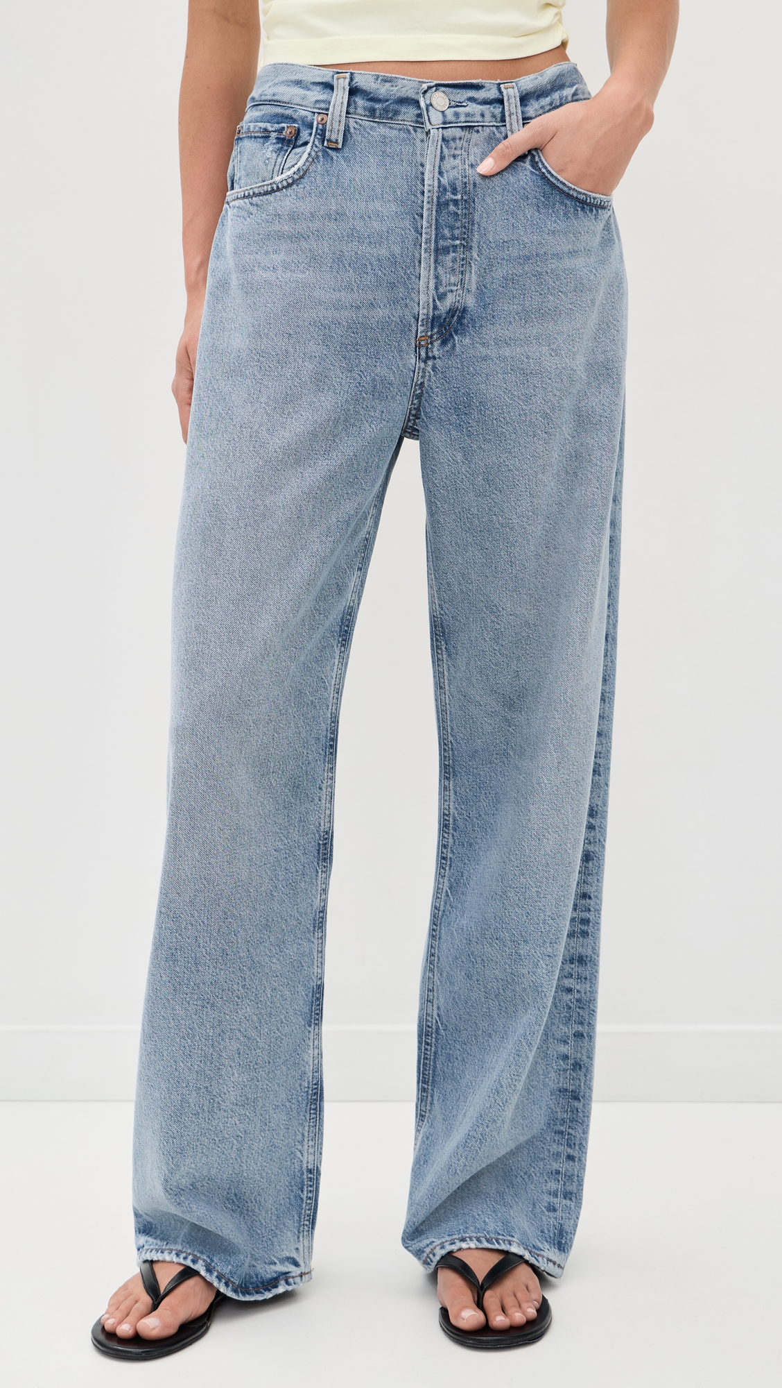 AGOLDE Low Slung Baggy Flyweight Jeans