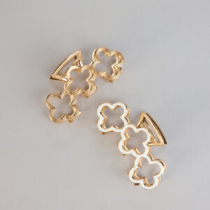 Lucky Charm Clover Claw Clip Set