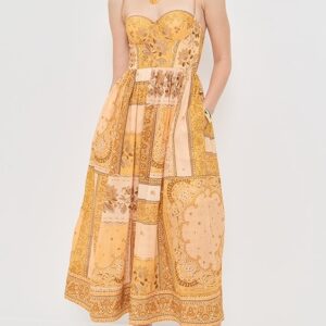 Lucky Corset Midi Dress