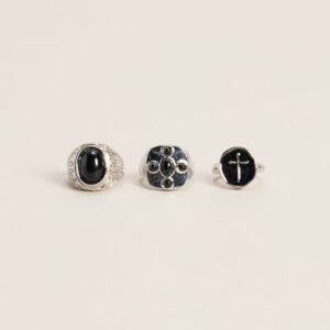 Lucky Number Three Ring Set