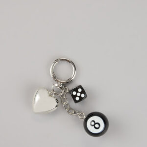 Windsor Lucky You 8-Ball And Dice Keychain Lucky You 8-Ball And Dice Keychain