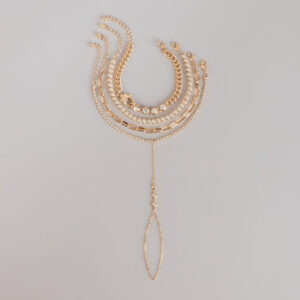 Luxe Sparkle Layered Hand Chain
