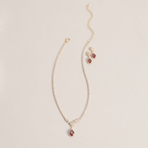 Windsor Luxe Sparkle Rhinestone Necklace And Earrings Set Luxe Sparkle Rhinestone Necklace And Earrings Set