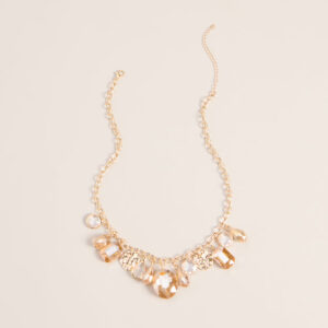 Luxe Statement Gemstone Necklace