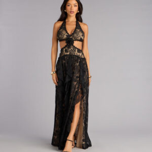 Lyla Lace A-Line Formal Dress