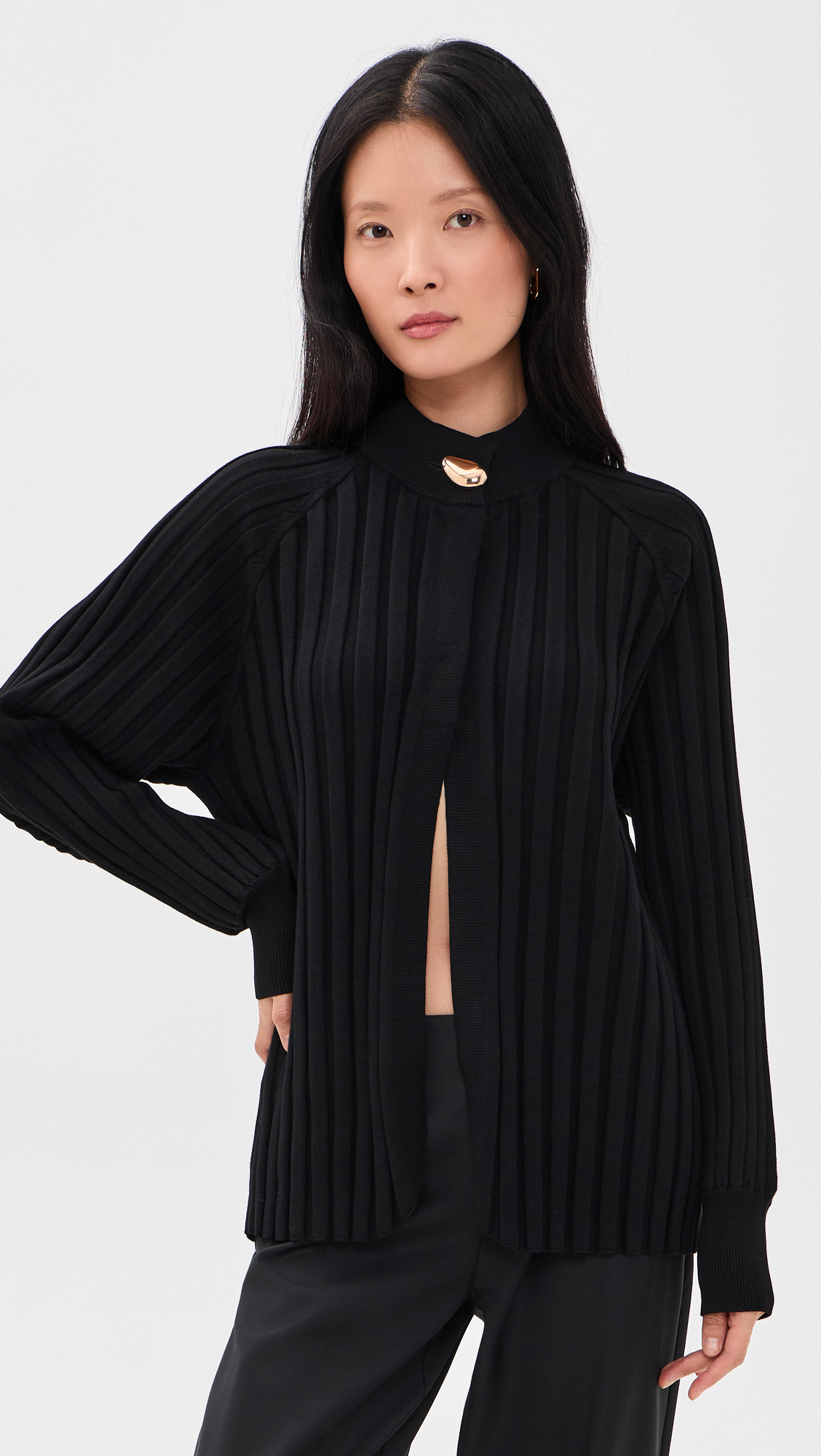 ALIGNE Mabel Wide Rib Knit Cardigan