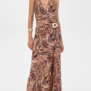 Runaway the Label Mabella Halter Maxi Dress