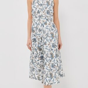 Veronica Beard Mackey Dress with Smocking
