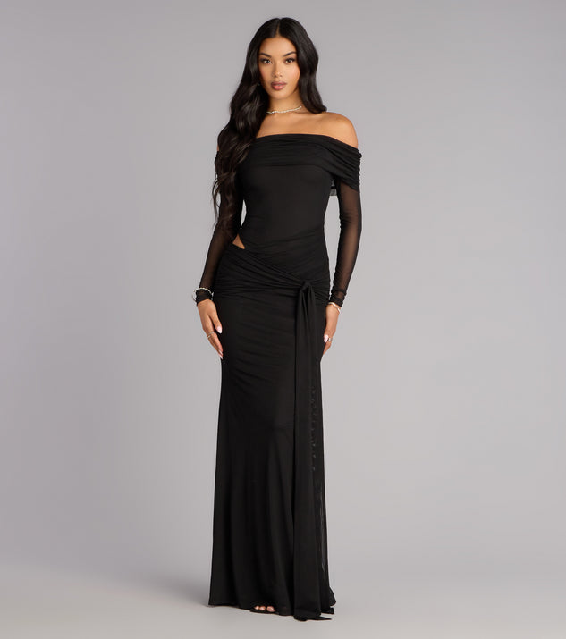 Windsor Madeline Mesh Mermaid Formal Dress