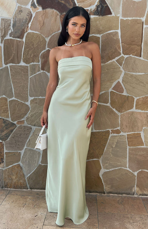 BB Exclusive Maiah Sage Maxi Dress