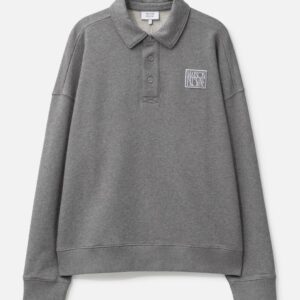 Maison Kitsune Stamp Oversize Polo Sweashirt