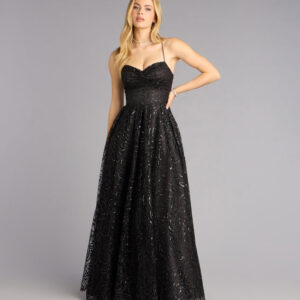Maizie Glitter A-Line Ball Gown