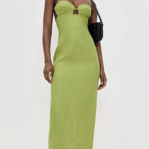 Reformation Malibu Linen Dress