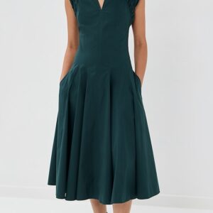 Proenza Schouler Manoela Dress In Eco Light Compact Poplin