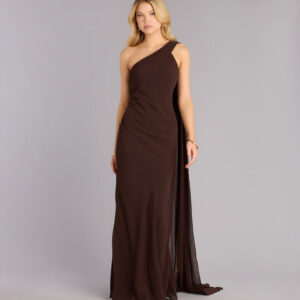 Windsor Marcelle Chiffon Formal Dress With Scarf Marcelle Chiffon Formal Dress With Scarf