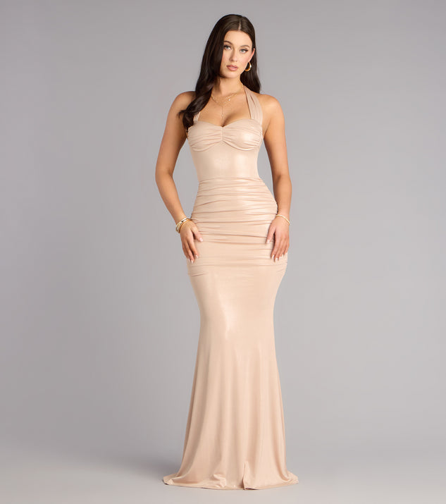 Windsor Marcie Halter Mermaid Formal Dress