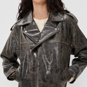 Margo Leather Biker Jacket