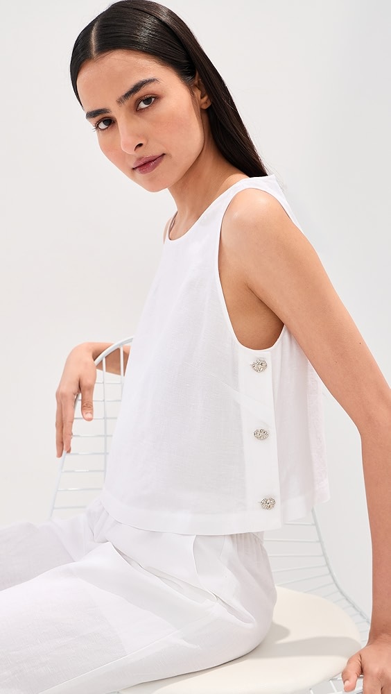LE BOP Margot Linen Blouse