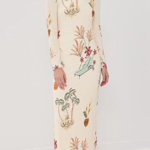 Isla & White Marina Dress