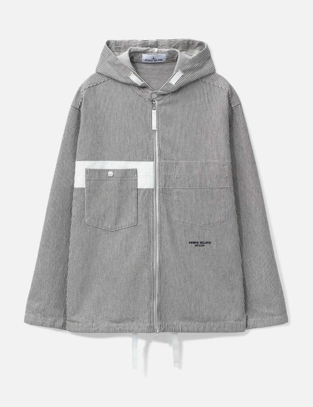 Stone Island Marina Hooded Stripe Shirt