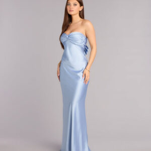 Windsor Marlissa Satin Column Formal Dress Marlissa Satin Column Formal Dress