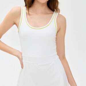 Splits59 Martina Rigor Dress With Piping Martina Rigor Dress With Piping