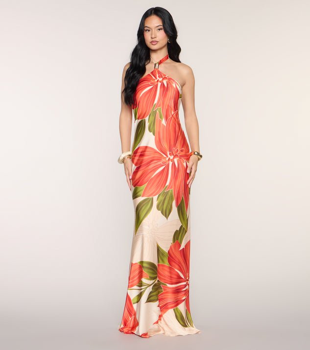 Windsor Maryanne Floral A-Line Formal Dress
