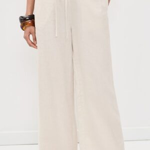 STAUD Mateo Linen Pants
