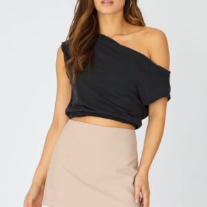 Ally Fashion Mauve Mini Skort Skirt High Rise Tailored Mauve Mini Skort Skirt High Rise Tailored