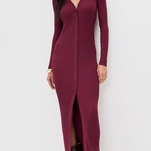 STAUD Maxi Shoko Sweater Dress