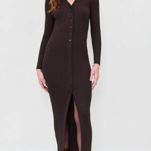 STAUD Maxi Shoko Sweater Dress