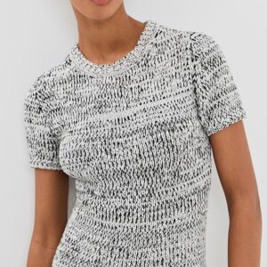 Proenza Schouler White Label Mel Dress in Marled Cotton