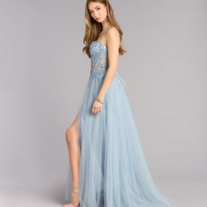 Melissa Corset Tulle A-Line Ball Gown