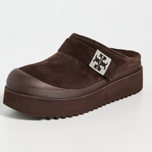 Tory Burch Mellow Shearling Platform Mules