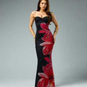 Windsor Melony Floral Beaded Formal Dress Melony Floral Beaded Formal Dress