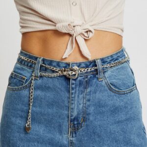 Ally Fashion Metallic Chain Belt