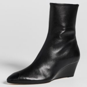 AEYDE Mia Cap Nappa Leather Wedge Booties Mia Cap Nappa Leather Wedge Booties