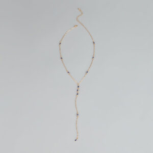 Midnight Details Colored Stone Necklace