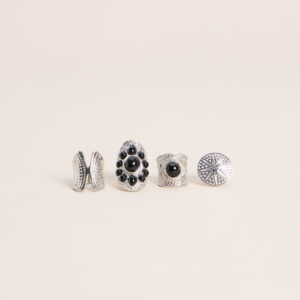 Windsor Midnight Relic Three-Piece Ring Set Midnight Relic Three-Piece Ring Set