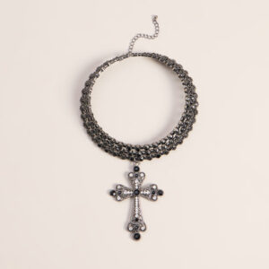 Windsor Midnight Revival Cross Choker Midnight Revival Cross Choker